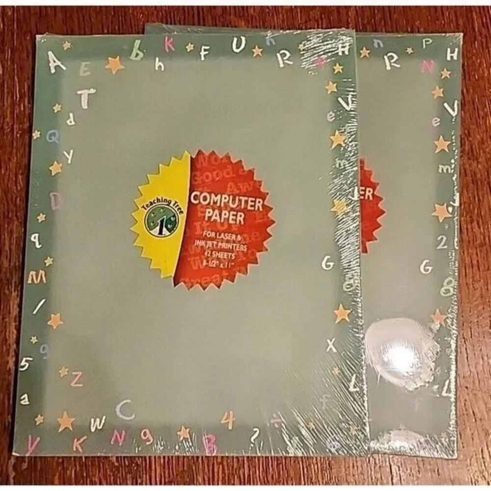 (2) Packs of Teaching Tree‎ Computer Paper 84 Piezes Total